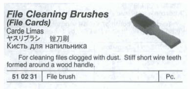 510231 BRUSH FILE FOR CLEANING FILE