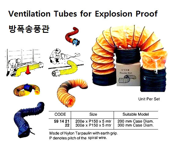 591421-591422 VENTILATION TUBE EXPLOSION PROOF